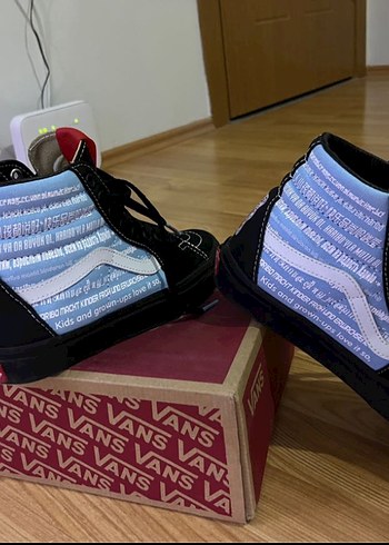 Vans Kadın Çok Renkli Desenli Vans Spor Ayakkabı
