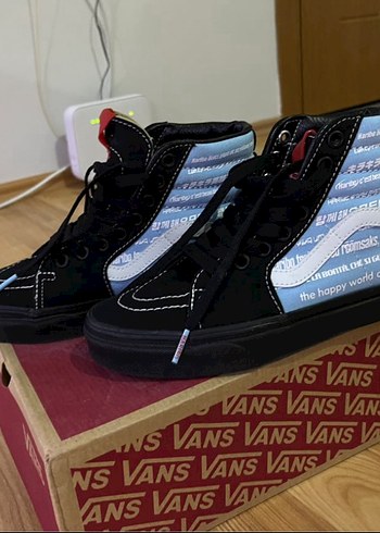 Kadın Çok Renkli Desenli Vans Spor Ayakkabı
