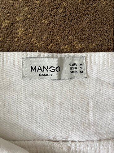 Mango Beyaz mango kot etek