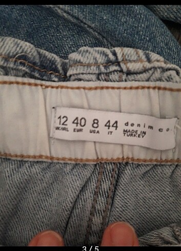 Bayan jean sort - Görsel 3