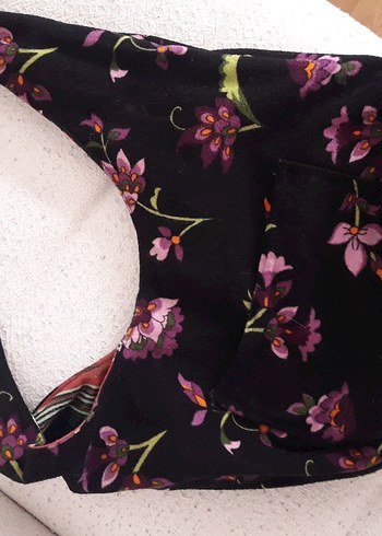 Mor Baskılı Bohem Kadın Çanta - Görsel 2