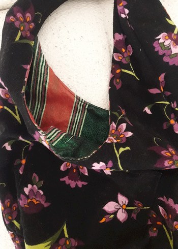 Mor Baskılı Bohem Kadın Çanta - Görsel 3