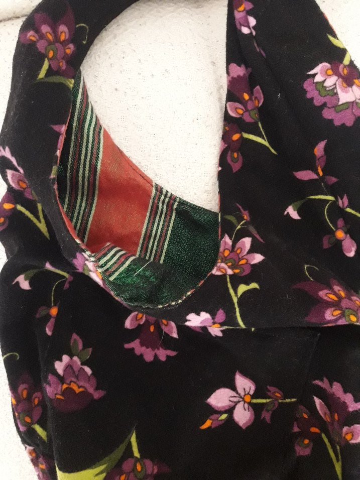 Mor Baskılı Bohem Kadın Çanta - Görsel 3