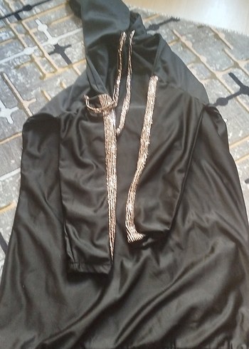 Siyah Parlak Uzun Kadın Eşofman Takımı - Görsel 3