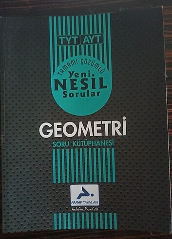 Paraf yayınları Tyt-Ayt Geometri 