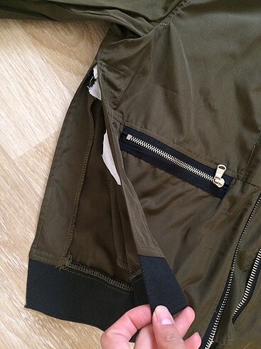 36 Beden haki Renk Bomber ceket