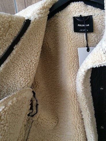 m Beden siyah Renk Pull bear Biker mont