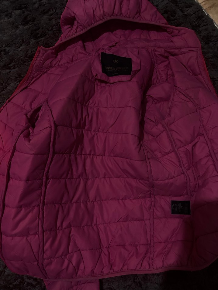 Pembe Fermuarlı Mont - Görsel 4