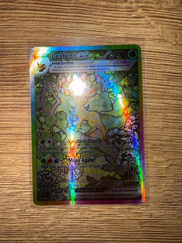 Leafeon EX 144/131 Pokémon Kartı - Görsel 2