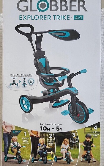 Globber bisiklet 4n1