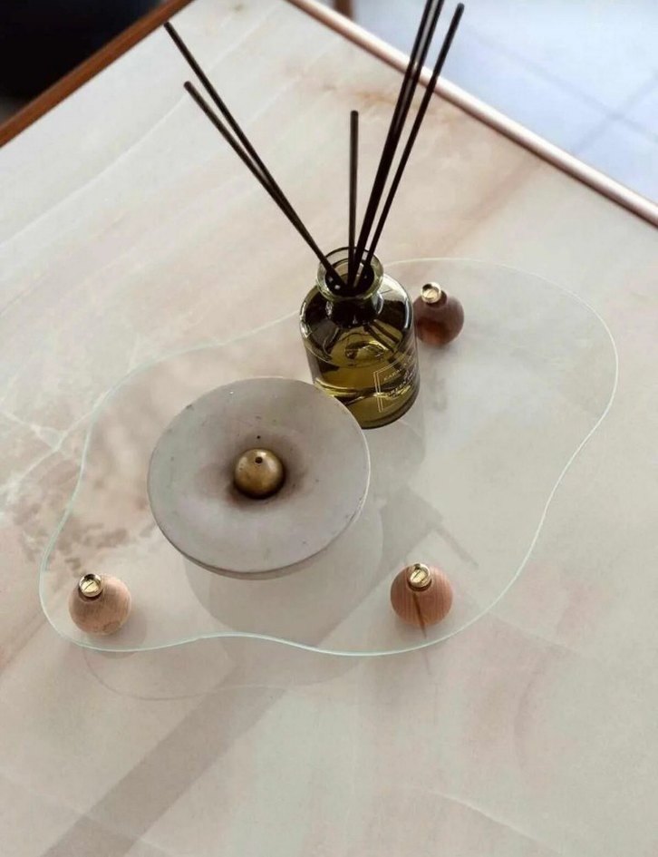 Cam ayaklı sunumluk - Görsel 2