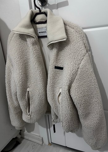 Bershka Ekru Pelus Ceket