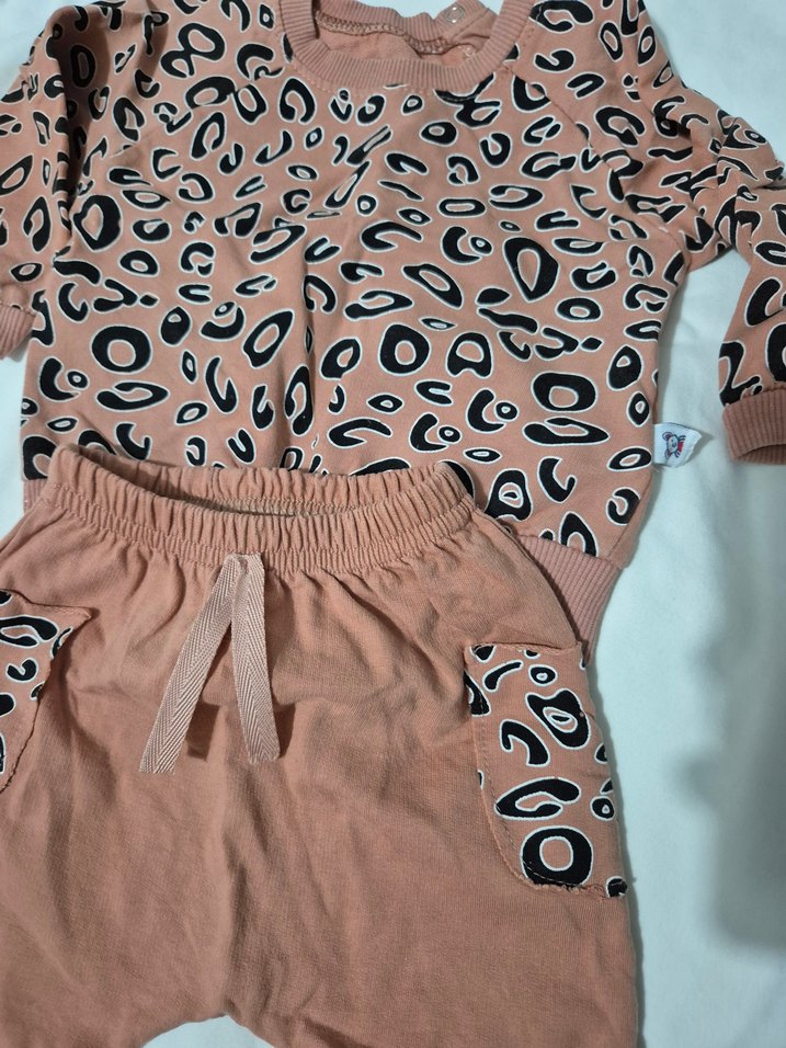 Kahverengi Leopar Desenli Bebek Takımı - Görsel 3