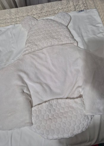 Gri Kapüşonlu Bebek Battaniyesi - Görsel 2