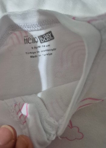 Beyaz Fermuarlı Bebek Kız Tulumu - Görsel 3