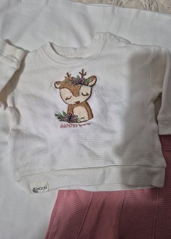 Nakışlı Triko Bebek Kız Takımı - Görsel 4