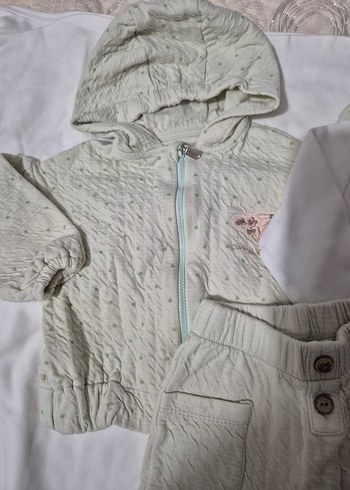 Bebek Erkek Nakışlı Pamuklu 3'lü Takım - Görsel 4