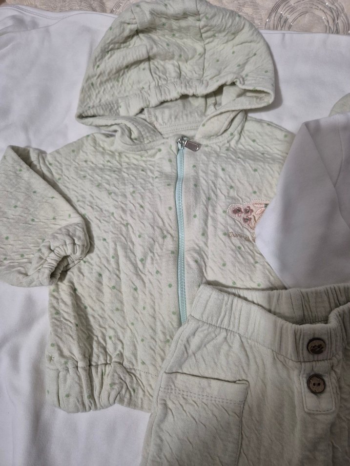 Bebek Erkek Nakışlı Pamuklu 3'lü Takım - Görsel 4