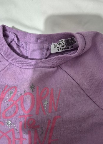 Uzun Kollu Mor Kız Çocuk Elbise - Görsel 5