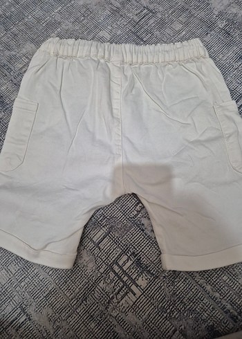 LC Waikiki Beyaz Pamuklu Erkek Mini Şort