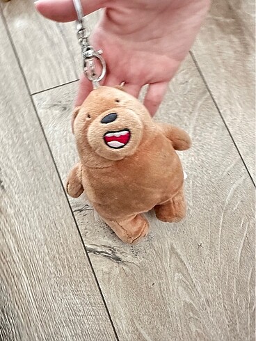 miniso we bare bears peluş anahtarlık