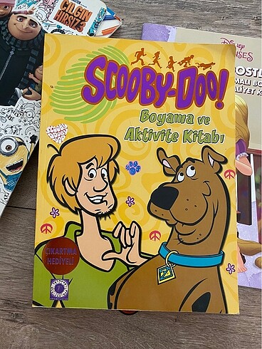 scooby doo boyama ve aktivite kitabı