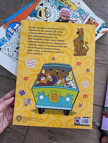  scooby doo boyama ve aktivite kitabı