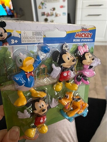  mickey mouse oyuncak figür seti paket