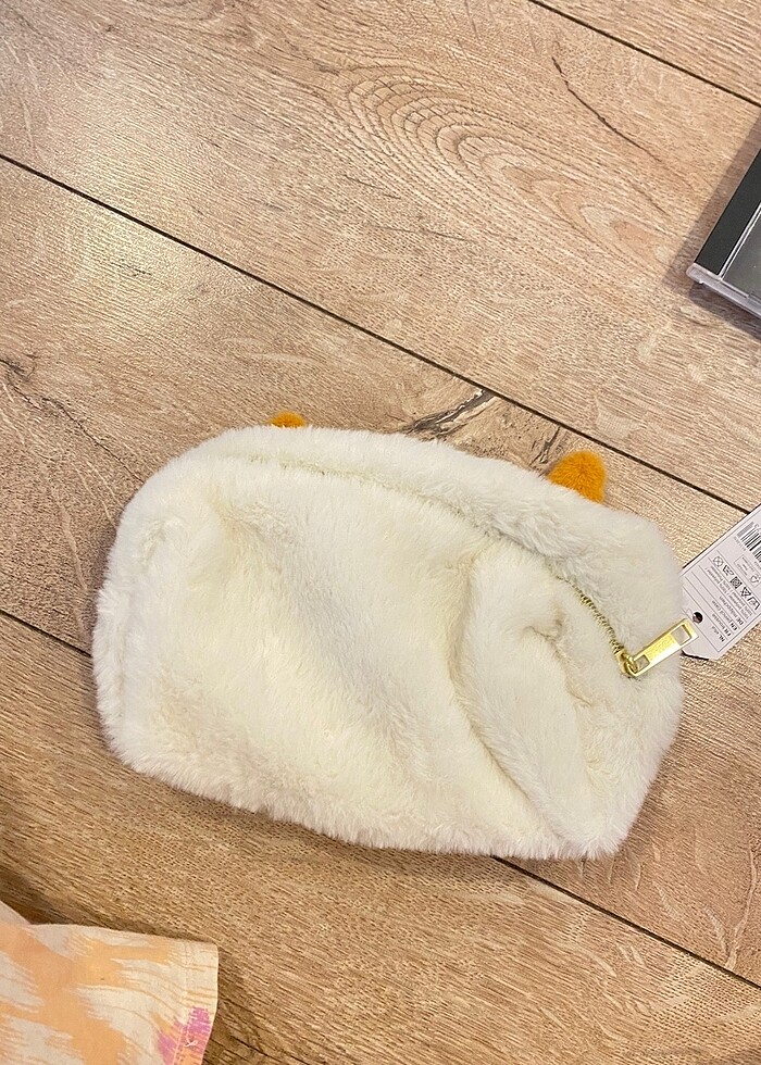 pofuduk puffy makyaj çantası yeni etiketli temiz - Görsel 5