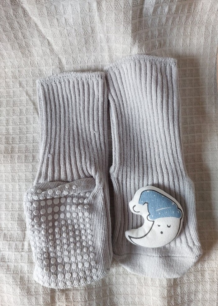 Kaldırmaz tabanlı bebek çorap  - Görsel 5