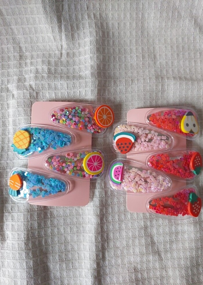 Glitter pensli toka 9 adet  - Görsel 2