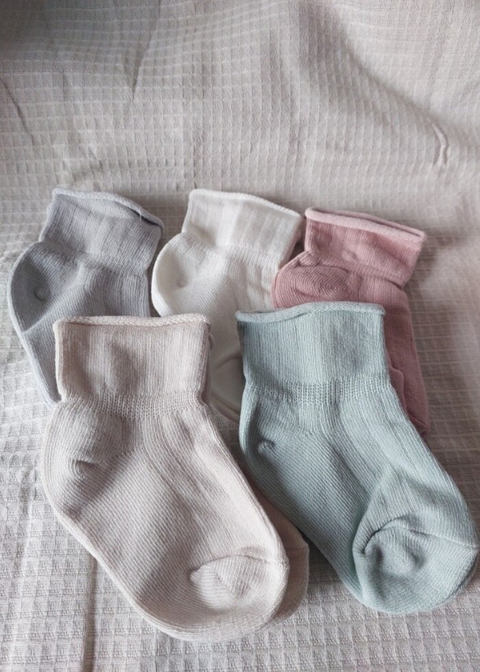 5 li yumuşacık bebek çorap (1 yaş) - Görsel 2