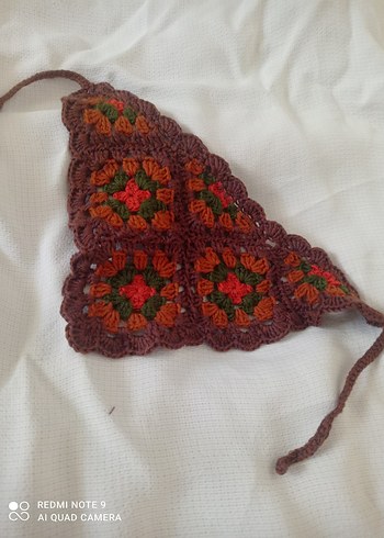 Beden Bohem Örgü Bandana