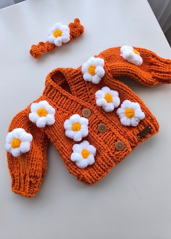 Çiçekli Hırka - Görsel 2