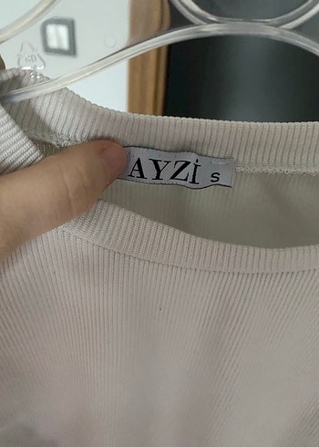 Kadın Uzun Kollu Büzgülü Beyaz bady - Görsel 2