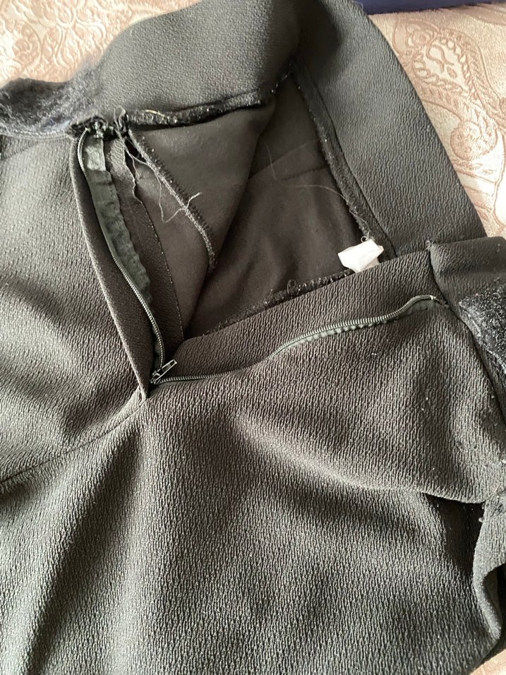 Siyah Kemerli Kadın Kumaş Pantolon - Görsel 5