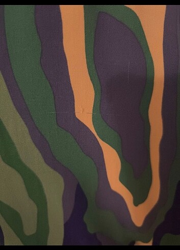 pamuklu  uzun elbise 1 beden - Görsel 3