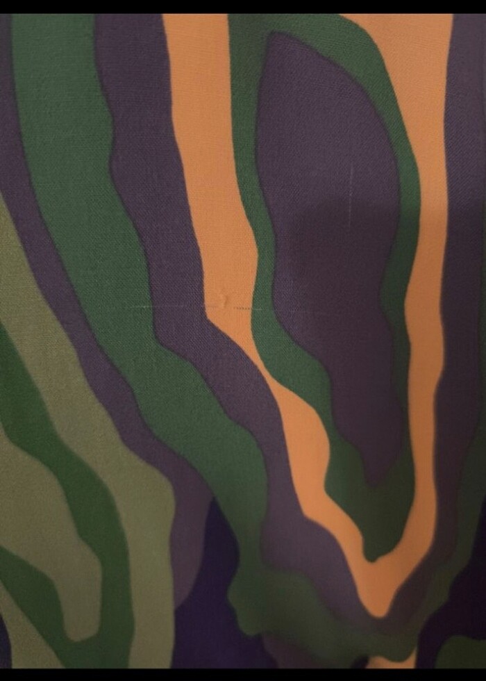 pamuklu  uzun elbise 1 beden - Görsel 3