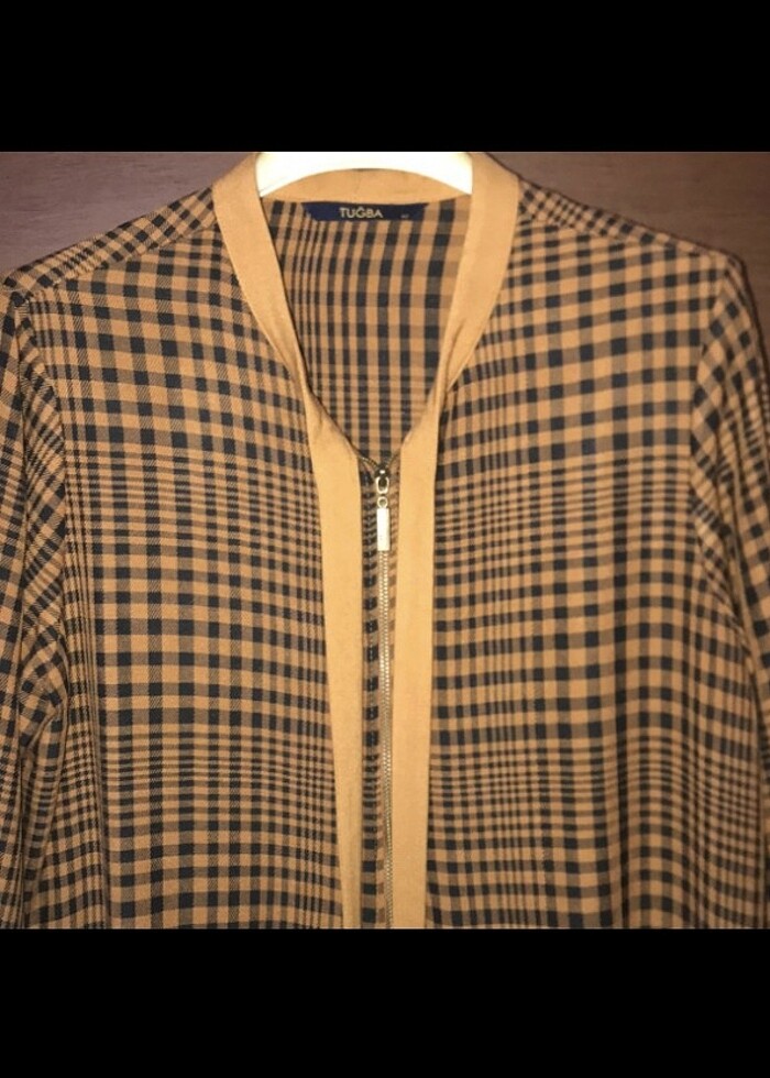 Tuğba venn 40 beden kiremit rengi tunik - Görsel 2