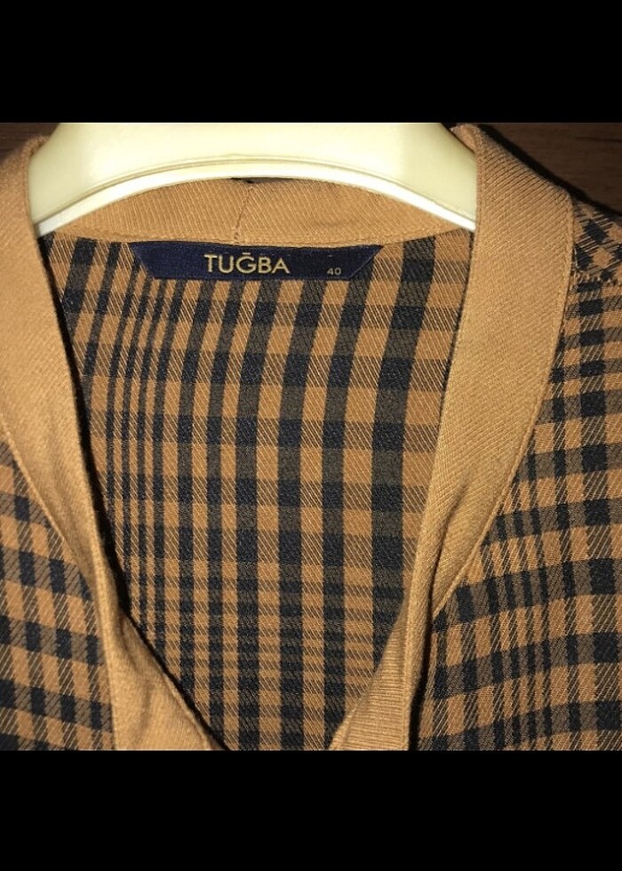 Tuğba venn 40 beden kiremit rengi tunik - Görsel 3