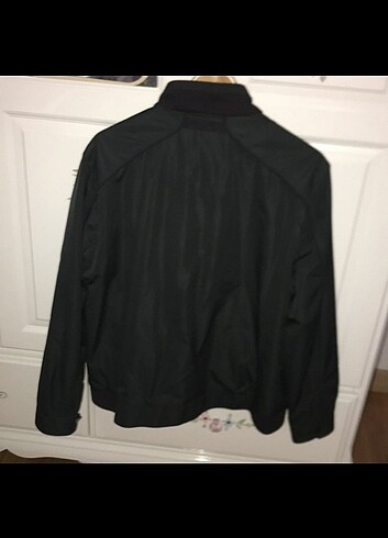 Koyu yeşil yağmurluk ceket - Görsel 6