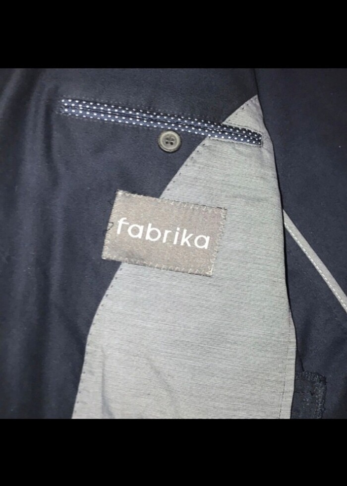 Fabrika lacivert 54 beden ceket - Görsel 5