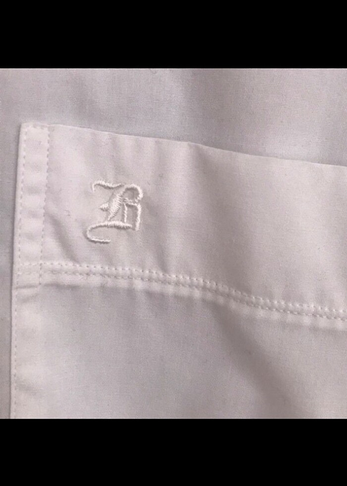 Paul Becker beyaz gömlek L beden - Görsel 3