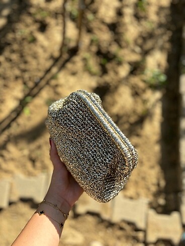 Gold burs çanta