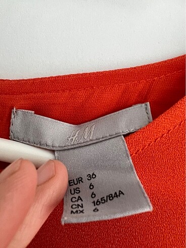 36 Beden turuncu Renk Sık elbise H&M