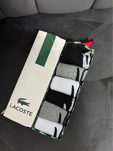 Lacoste 6lı çorap