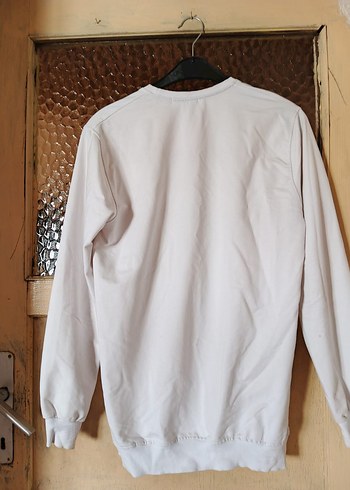 l Beden Beyaz Pamuklu Sweatshirt