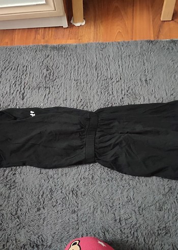 Siyah Mini Kolsuz Spor Tulum - Görsel 3