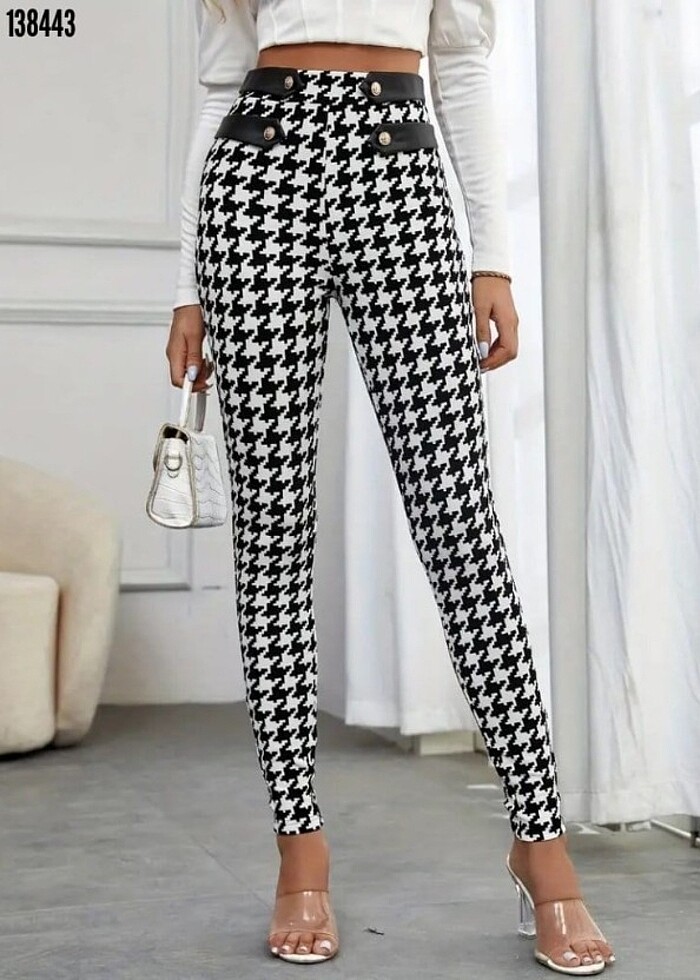 Kaz ayağı desenli  - Görsel 5