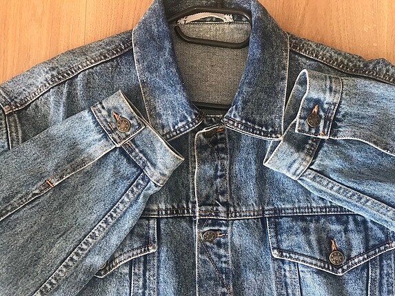 xxl Beden mavi Renk Vintage Denim Kot Ceket